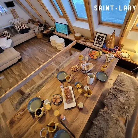 木屋 St Lary 1700m 4etoiles 9pers 100m Des Pistes 圣拉里苏朗